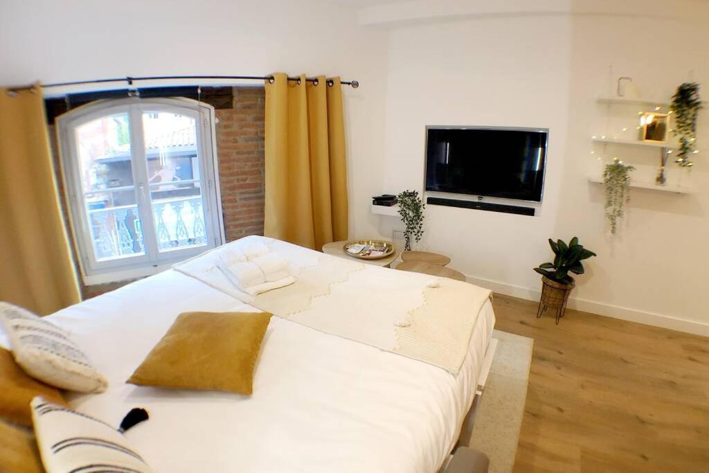 Le Floral - Hypercentre Capitole # Parking Prive # Queen Size Toulouse Luaran gambar